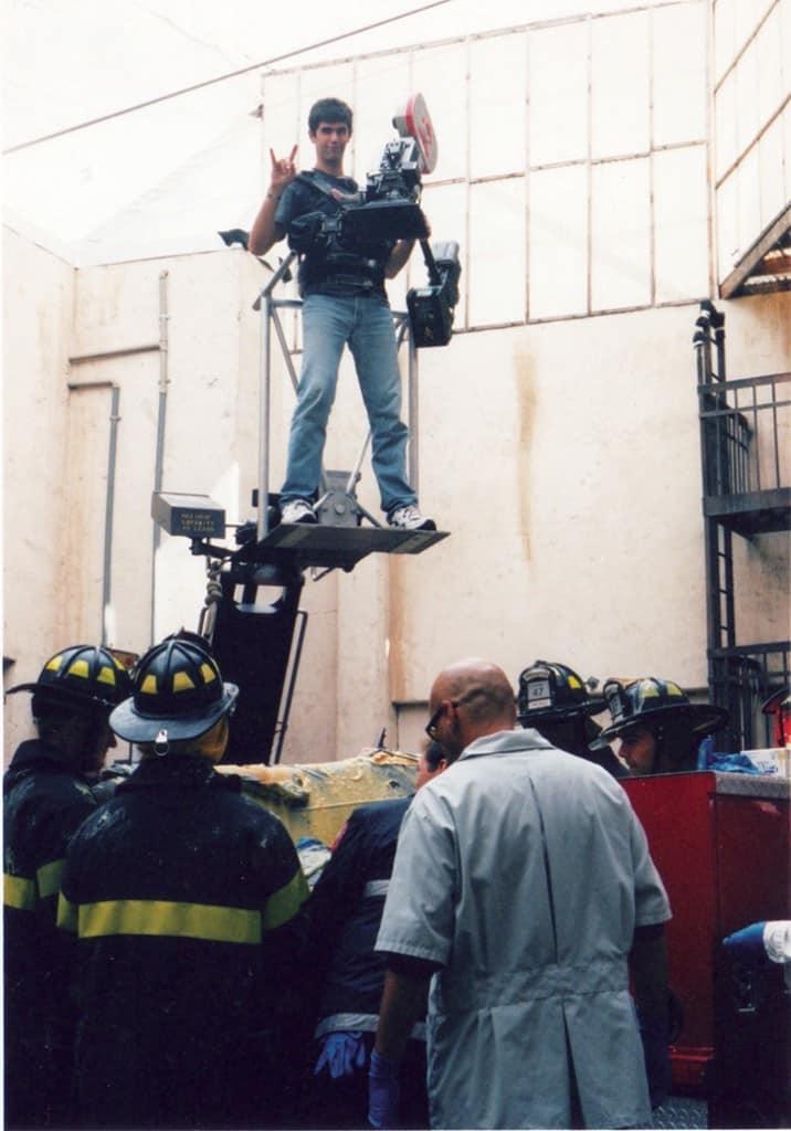 Back in the day on ER. Photo by Terence Nightingal