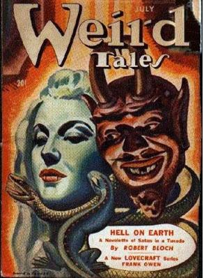 Comic Book Cover of Weird Tales - July 1944 issue