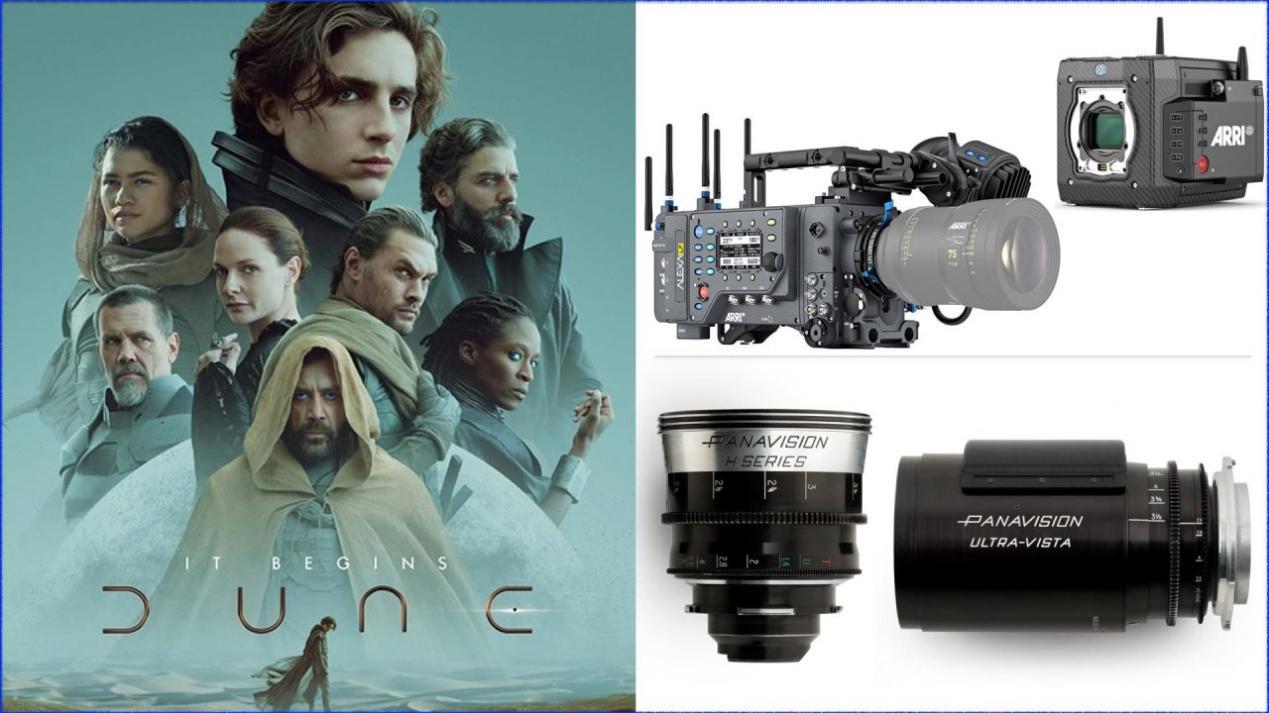 “Dune”: Dir - Denis Villeneuve, DP - Greig Fraser. Cameras - ARRI ALEXA LF. Lenses - Panavision Ultra Vista Anamorphics, Panavision H Series Spherical