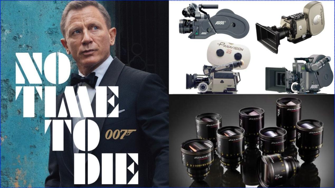 “No Time to Die”: Dir- Cary Joji Fukunaga, DP - Linus Sandgren. Cameras - Panavision XL2, IMAX MSM, Panavision System 65, ARRIFLEX 765. ARRIFLEX 435 and 235. Lenses - Panavision G-Series Anamorphic, IMAX Hasselblad