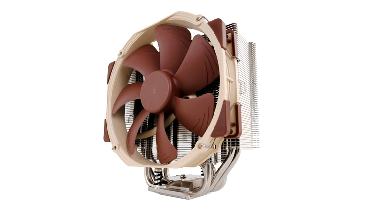 Noctua fan against a white backdrop