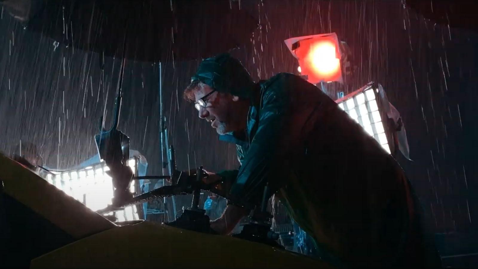 Lawrence Sher shooting in the rain with an iPhone 11