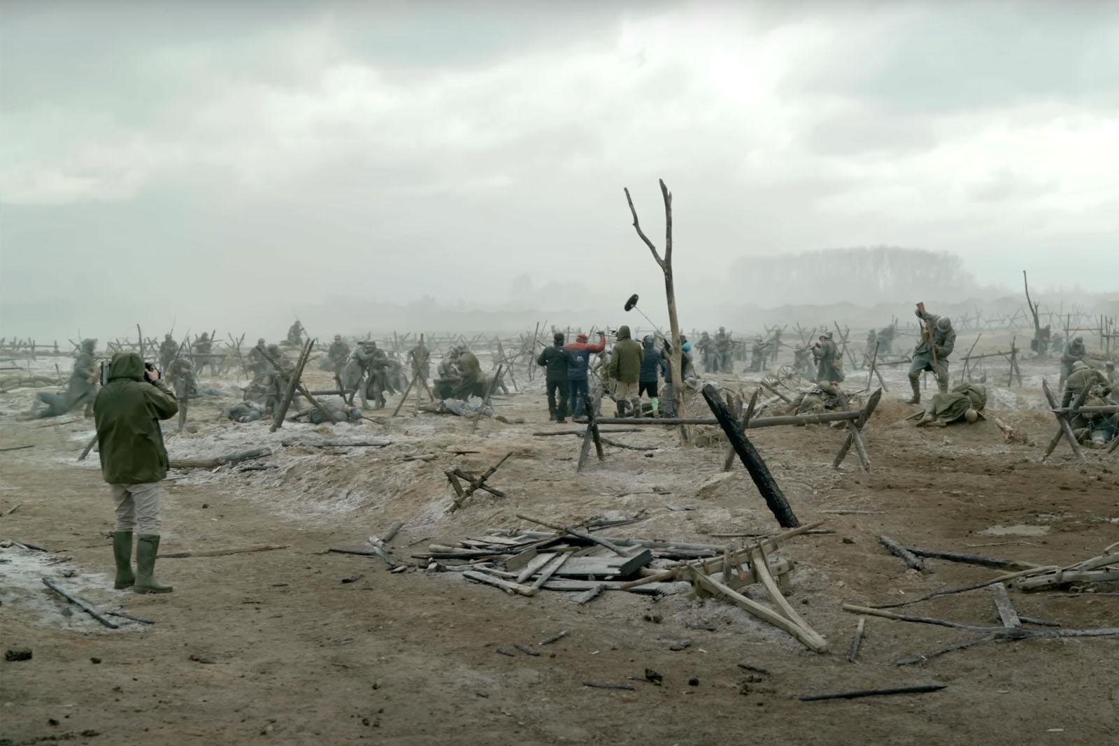 Filming All Quiet on the Western Front