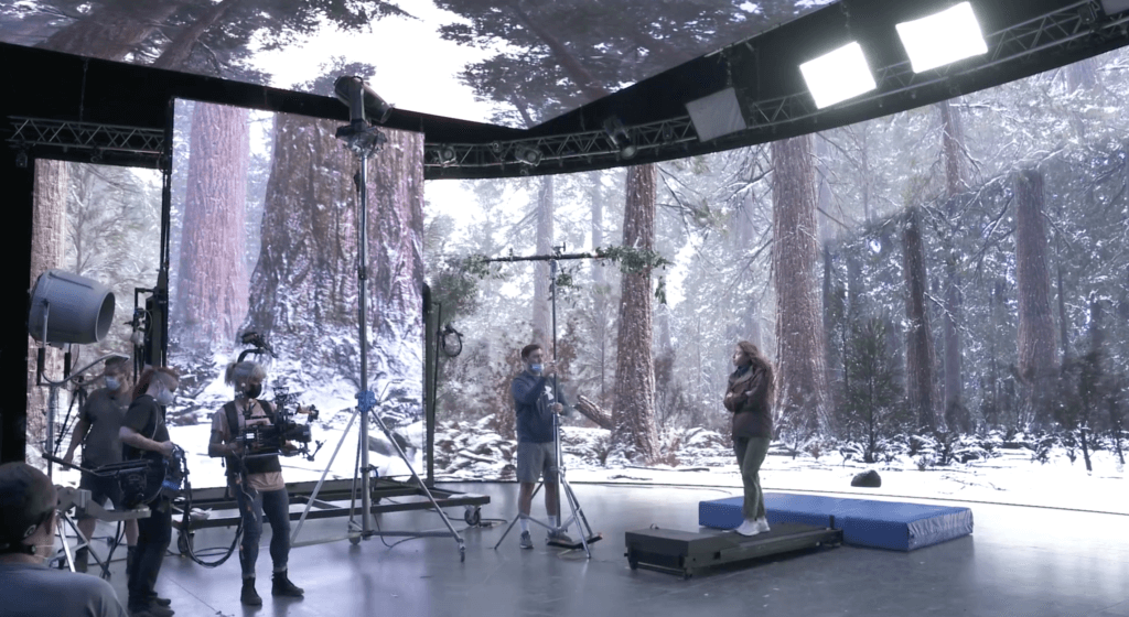 What is Matte Painting in Movies Virtual Production in Film
