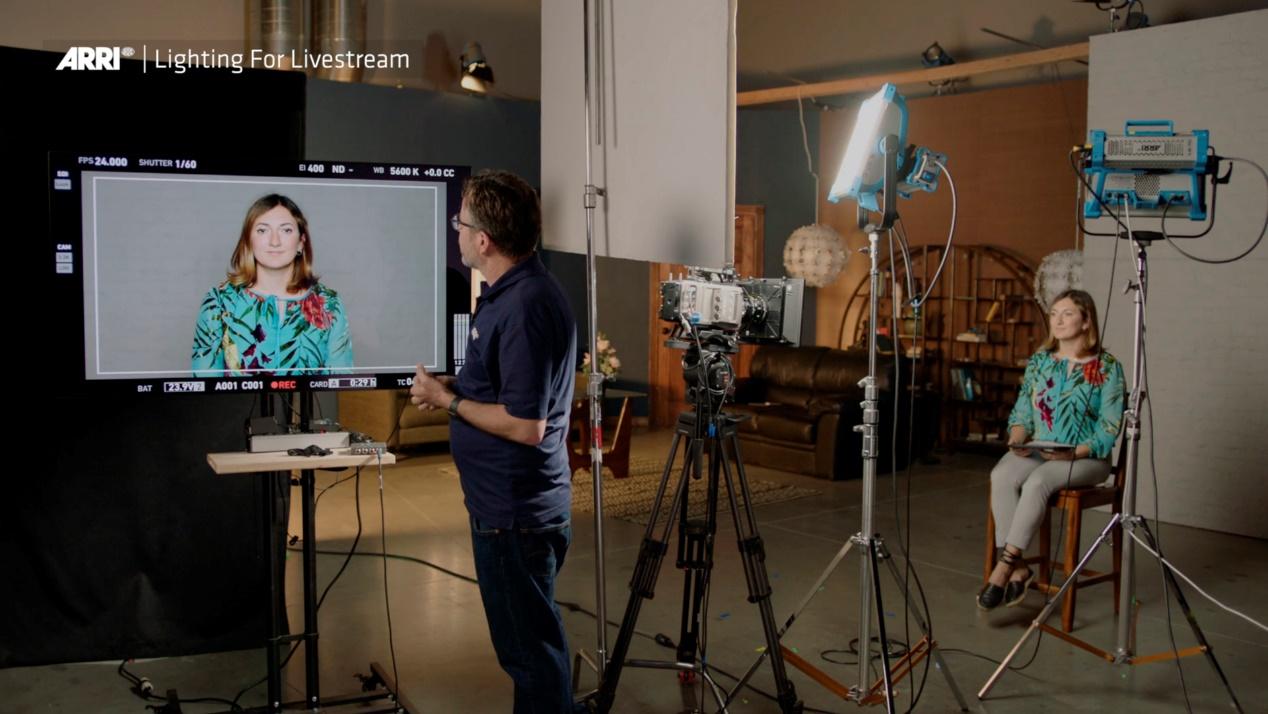 How to light faces for livestream - beauty light bounced from the bounce card