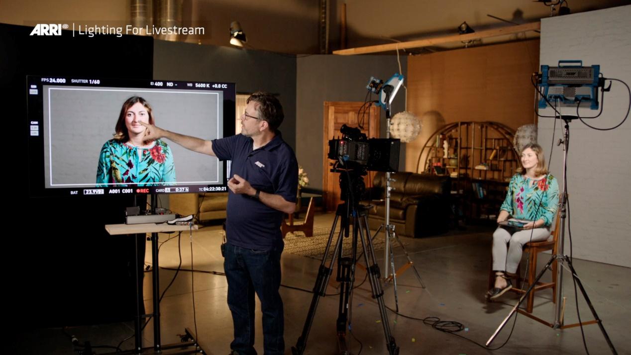 How to light faces for livestream - creating contrast