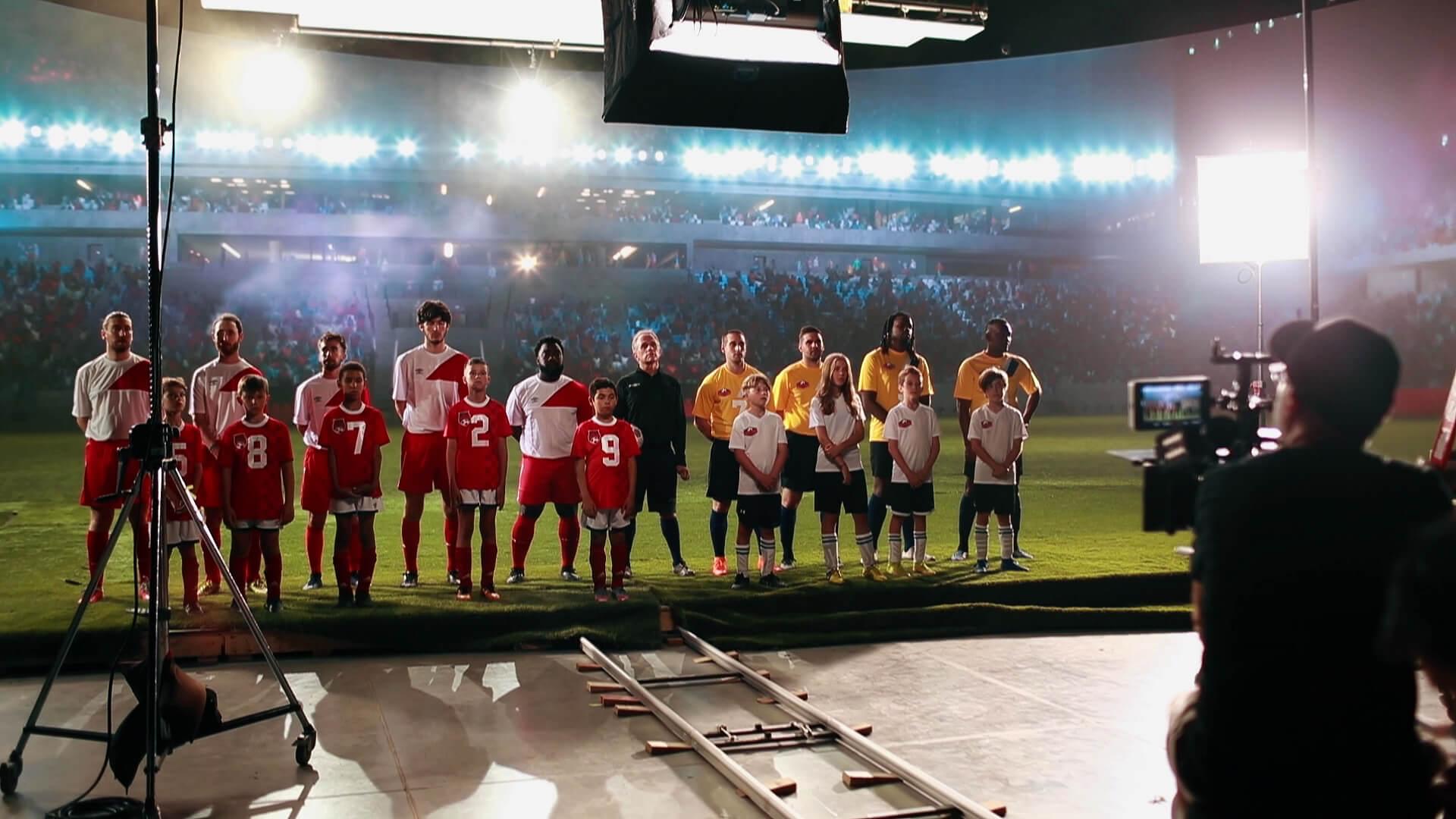 Pixomondo gives viewers a kick with new virtual production-based soccer commercial - Unreal Engine