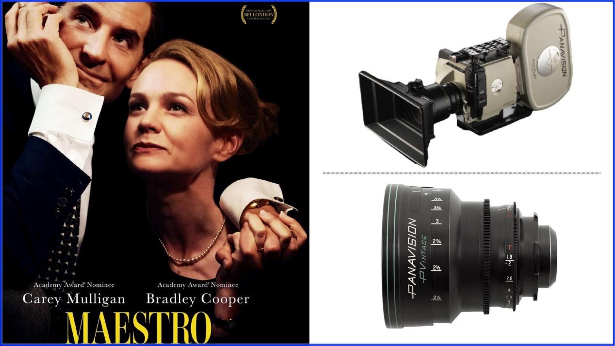 “Maestro”: DP: Matthew Libatique. Cameras: Panaflex Millennium XL. Lenses: Panavision PVintage Lenses