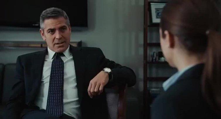 Actor George Clooney in the film Up in the Air