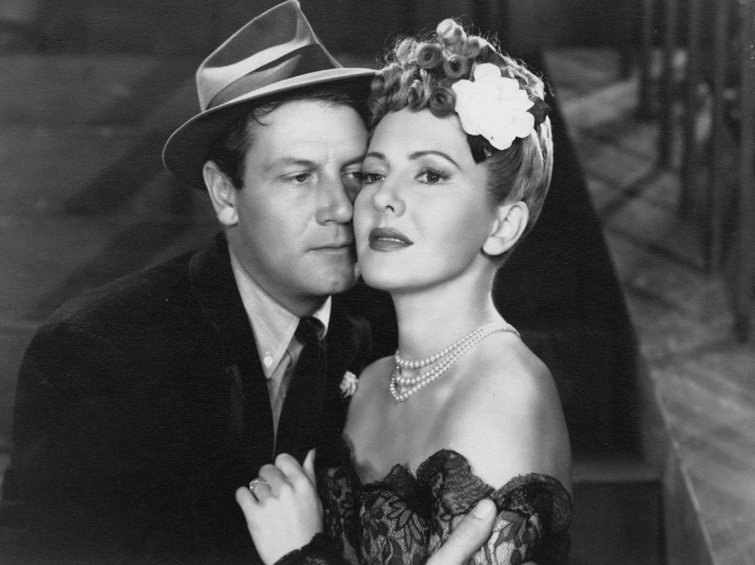 Actors embracing in the film The More the Merrier