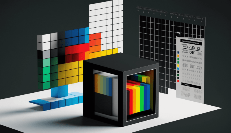 Artistic representation of Color Models