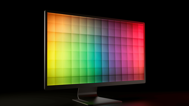 Artistic representation of Color Spaces