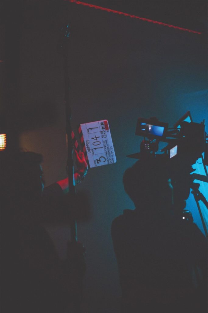 crew on set