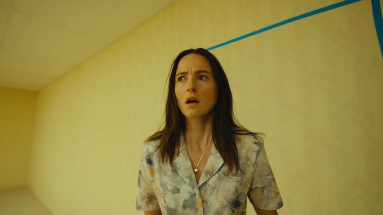 Renate Reinsve as Mary after arriving in the Backrooms in Backrooms